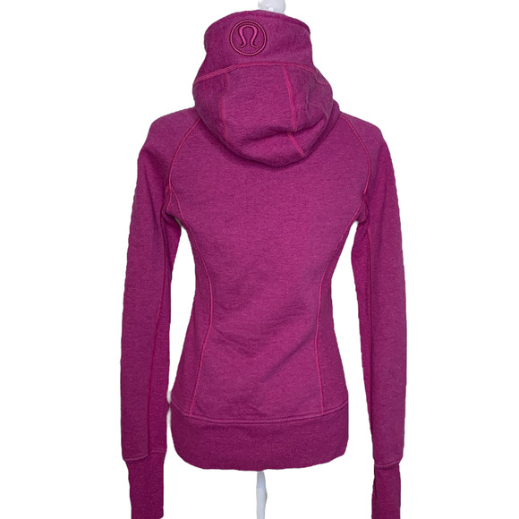 Lululemon Scuba Hoodie II Heathered Ultra Violet Purple Size 6 - Picture 16 of 16
